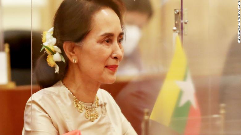 Myanmar leader Aung San Suu Kyi