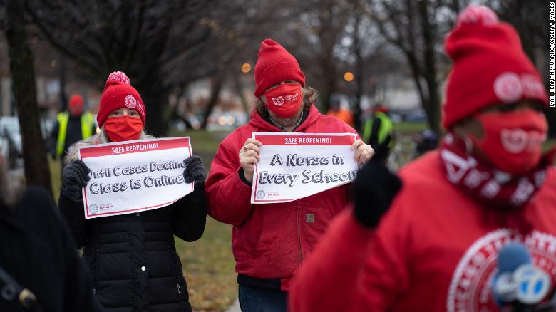 Chicago orders some teachers to resume in-person classes next week, setting up showdown with union