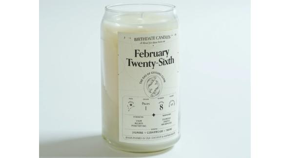 Date of birth candle