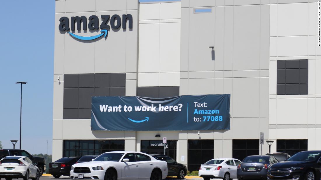 Tension high at Amazon warehouse as milestone mood kicks off