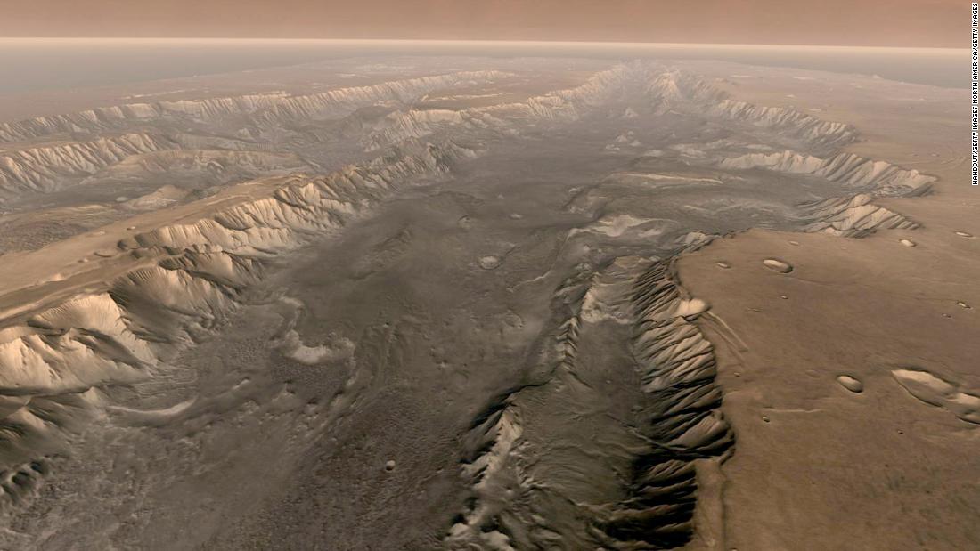 ‘Significant amounts of water’ found in Mars’ massive version of the Grand Canyon – CNN