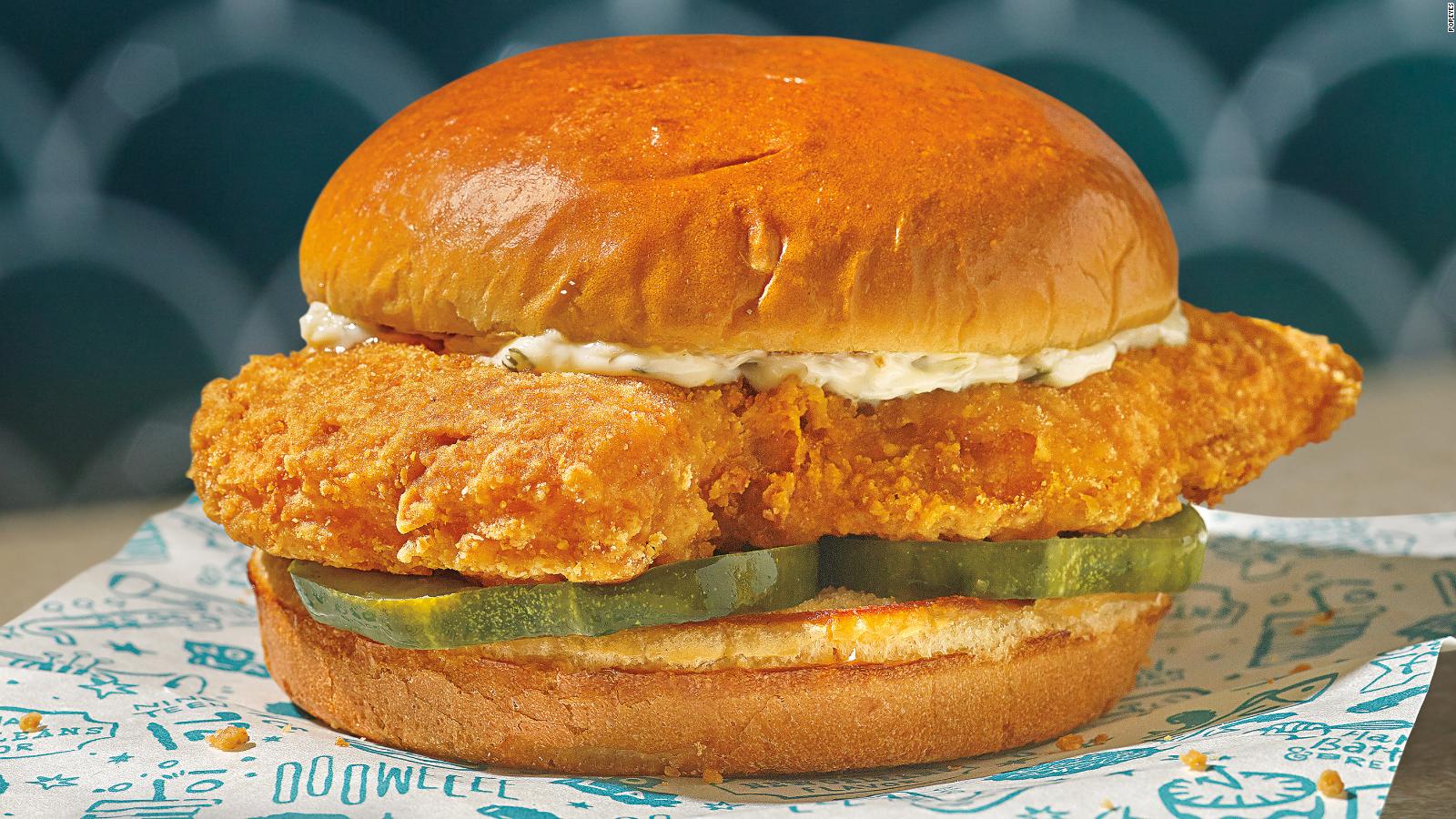 Popeyes' Newest Creation: Its Chicken Sandwich ... Only With Fish - CNN ...