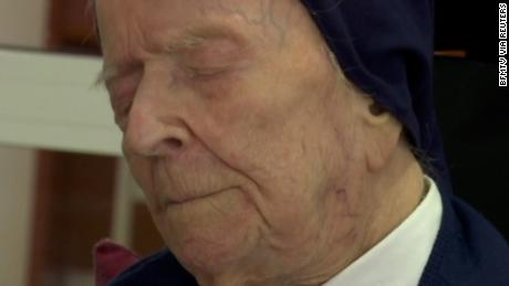 116-year-old French nun Sister Andre, Europe&#39;s oldest person, survived Covid-19 without experiencing symptoms.