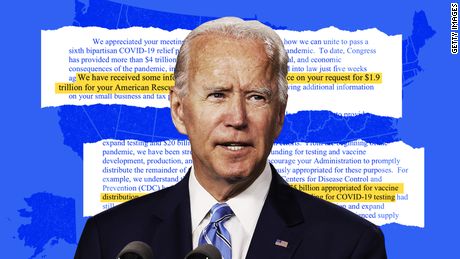 Building the big one: Behind the scenes of Biden&#39;s $1.9 trillion bet  