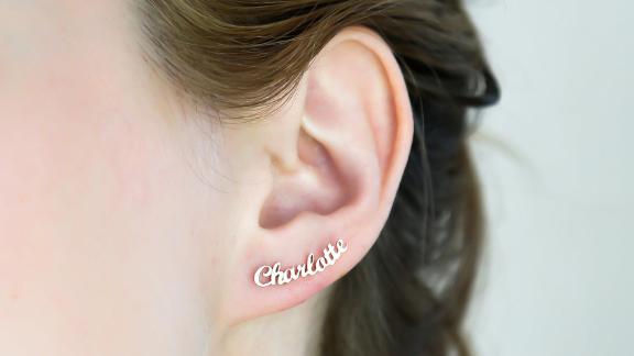 Caitlyn Minimalist Name Earrings