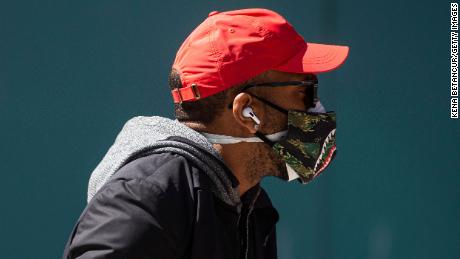 Double masking can block 92% of infectious particles, CDC says