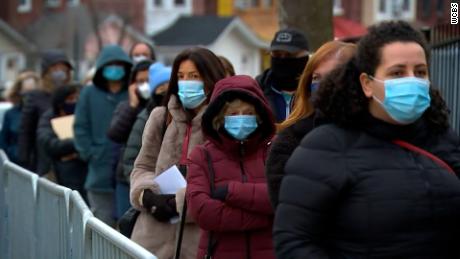 Almost two months into New York City&#39;s coronavirus vaccination efforts, available data shows &quot;staggering&quot; ethnic and racial disparities among those receiving the doses. CNN&#39;s Laura Jarrett reports.