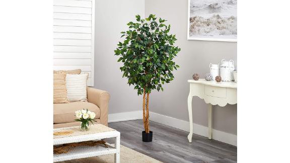 Nearly Natural Ficus Artificial Tree 