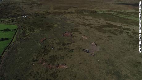 Excavation of the stone holes at Waun Mawn revealed the scale of the monument.