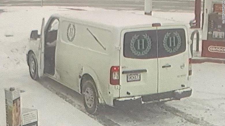 A funeral home van with a body inside is stolen in Missouri