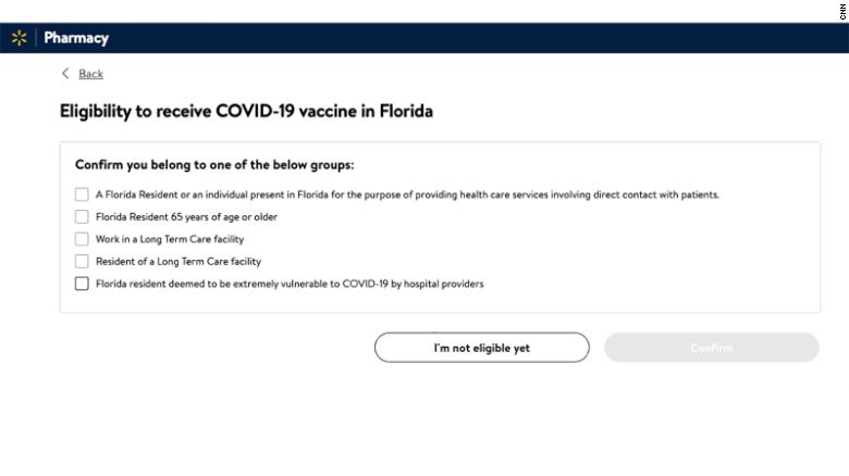 Walmart promises to honor vaccine appointments after its website mistakenly allows those with comorbidities to register in Florida