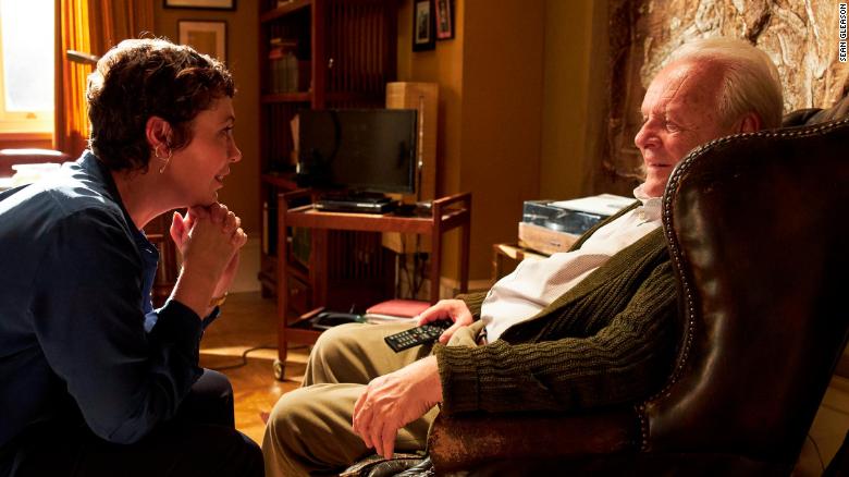 Olivia Colman and Anthony Hopkins in &#39;The Father,&#39; which opens Feb. 26.