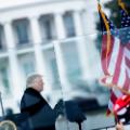 US President Donald Trump speaks to supporters from The Ellipse near the White House on January 6, 2021, in Washington, DC. 