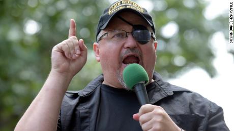 Some of his followers are being sought by the FBI. It&#39;s not stopping the leader of the Oath Keepers. 
