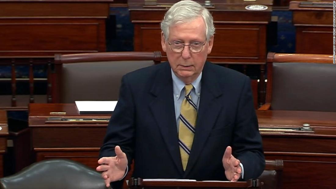 Read McConnell's remarks on the Senate floor following Trump's acquittal