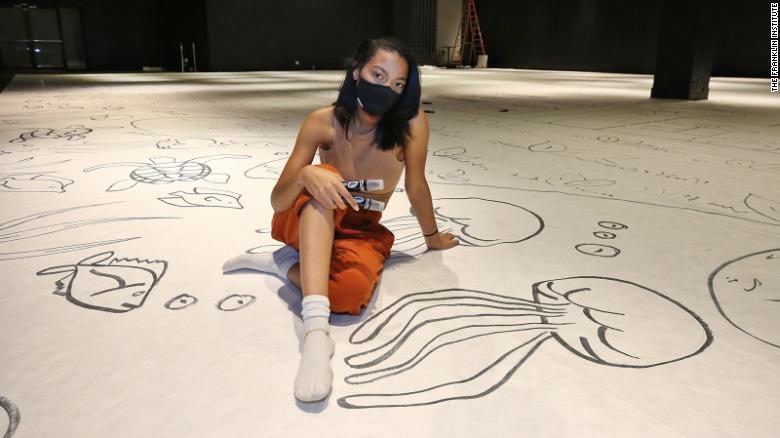 This is the biggest drawing in the world made by one person