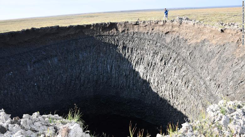 Mysteries of massive holes forming in Siberian permafrost unlocked by scientists