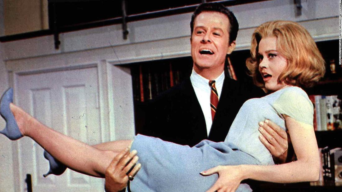 Fonda and Robert Culp appear in a scene from &quot;Sunday in New York&quot; (1963).