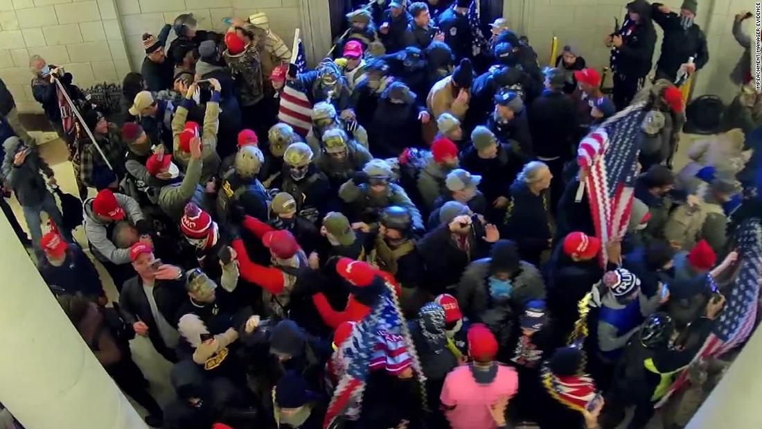 New Capitol Riot Video Shows Extreme Levels Of Coordination Cnn Video 