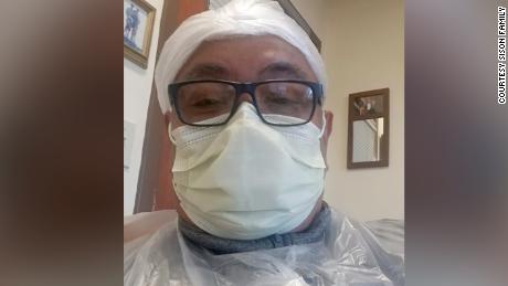 Victor Sison, a nurse at Complete Care at Hamilton Plaza in New Jersey, posted photos of himself on Facebook shortly before he died of Covid-19.