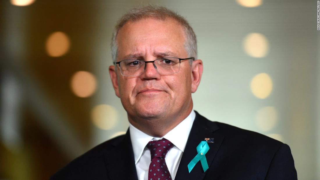 Premier Australii Scott Morrison przeprasza byłą pracownicę Brittany Higgins, która rzekomo została zgwałcona w biurze Parlamentu