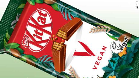 Nestlé is launching a vegan KitKat chocolate bar this year.