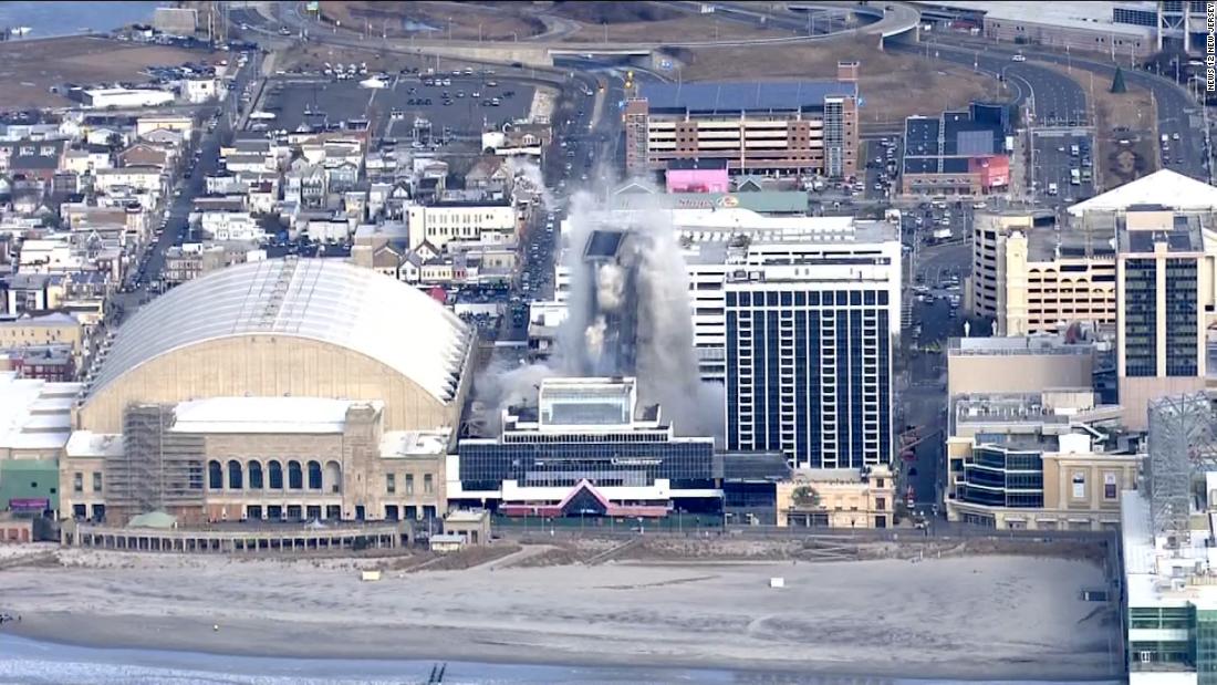 The Trump Plaza Hotel and Casino just got demolished