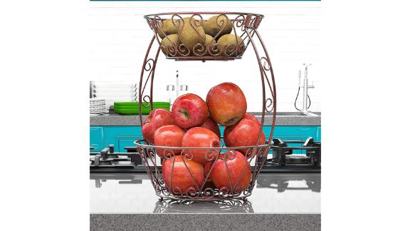 Simple Houseware 2-Tier Countertop Fruit Basket