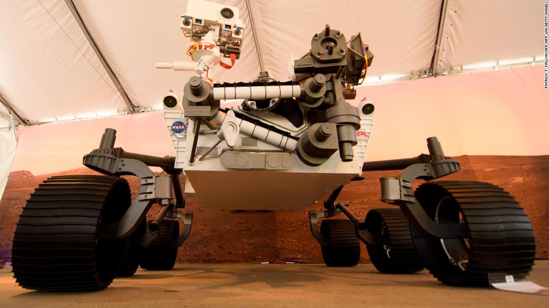 The rover is about 9,000 miles from Mars