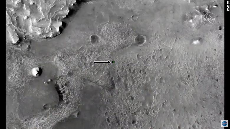 This image shows the landing site.