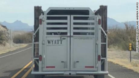 A trailer with &quot;WYATT&quot; written on the back reminded Sandy Tolan and his wife, Andrea Portes, of why they were driving across the United States.
