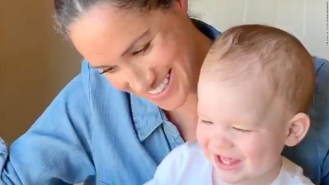 Meghan celebrates her son&#39;s first birthday with a reading of the children&#39;s book &quot;Duck! Rabbit!&quot; in May 2020. &lt;a href=&quot;https://edition.cnn.com/2020/05/06/uk/harry-meghan-archie-birthday-scli-gbr-intl/index.html&quot; target=&quot;_blank&quot;&gt;In a video posted online&lt;/a&gt; -- and filmed by her husband -- Meghan read to Archie from the popular book and encouraged fans to donate to a number of causes aimed at helping young people.