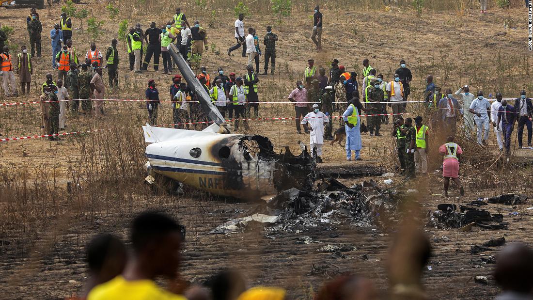 Seven dead in Nigerian military plane crash, says air force