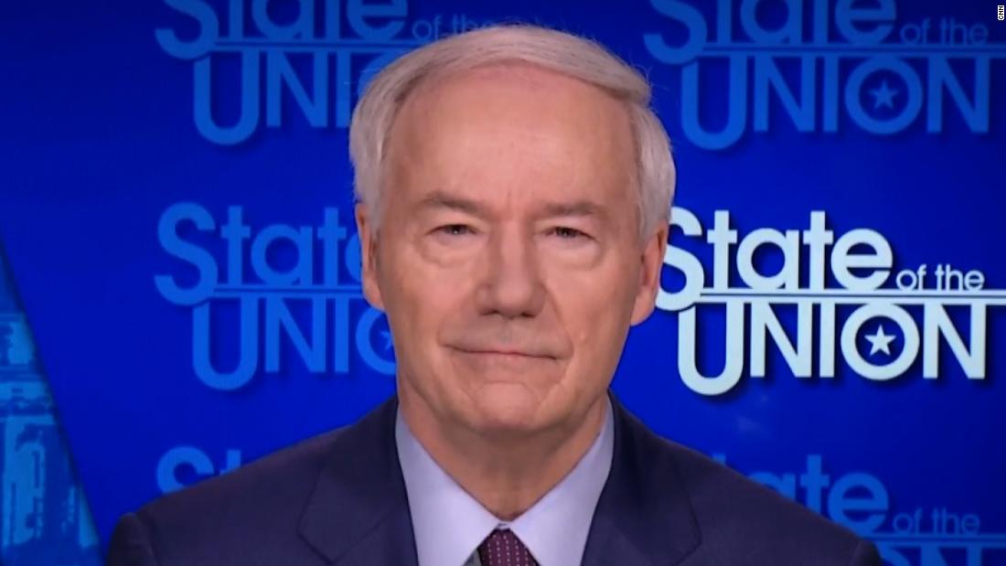 Asa Hutchinson: The Arkansas governor says he signed an almost total ban on abortion so the Supreme Court can decide whether it is a ‘direct challenge’ to Roe