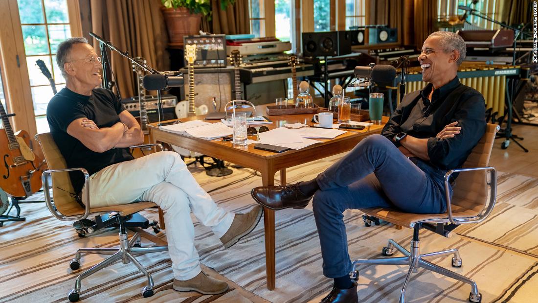 Barack Obama and Bruce Springsteen team up to host Spotify podcast