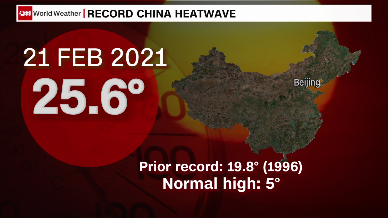 China weather While the US shivered, Asia was setting record high