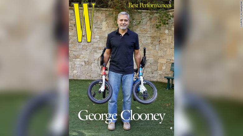 George Clooney is doing a lot of laundry and dishes these days
