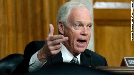 Ron Johnson drops just a ridiculous conspiracy theory during the Senate attack hearing