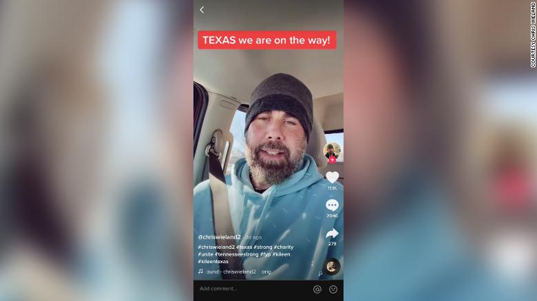 TikTok user raises $7,000 and drives for 12 hours to bring supplies to struggling Texans