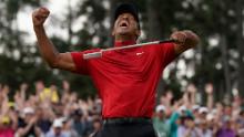 Tiger Woods reacts after winning the Masters golf tournament in April 2019. It was his 15th major title and &lt;a href=&quot;https://edition.cnn.com/2019/04/14/sport/masters-2019-augusta-final-round-spt-intl/index.html&quot; target=&quot;_blank&quot;&gt;his first since 2008.&lt;/a&gt;