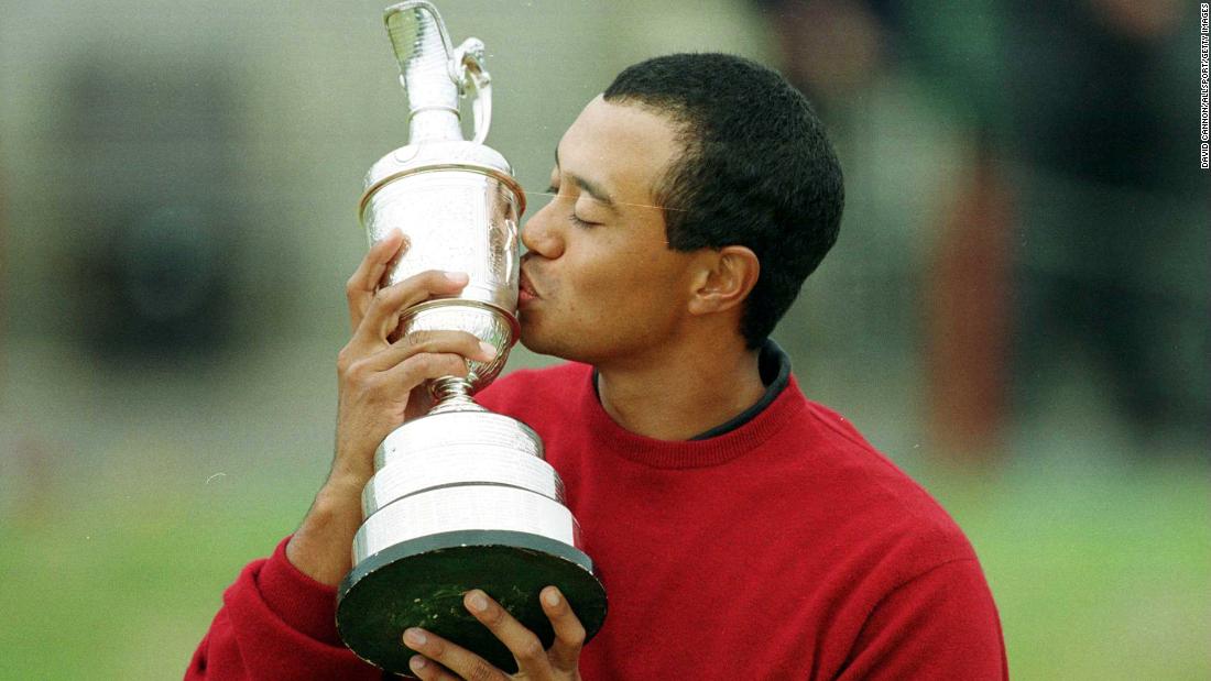 A month after the US Open, Woods won the 2000 British Open at the Old Course in St. Andrews, Scotland. That gave him the career Grand Slam — a win in each of the four different majors — at the age of 24.