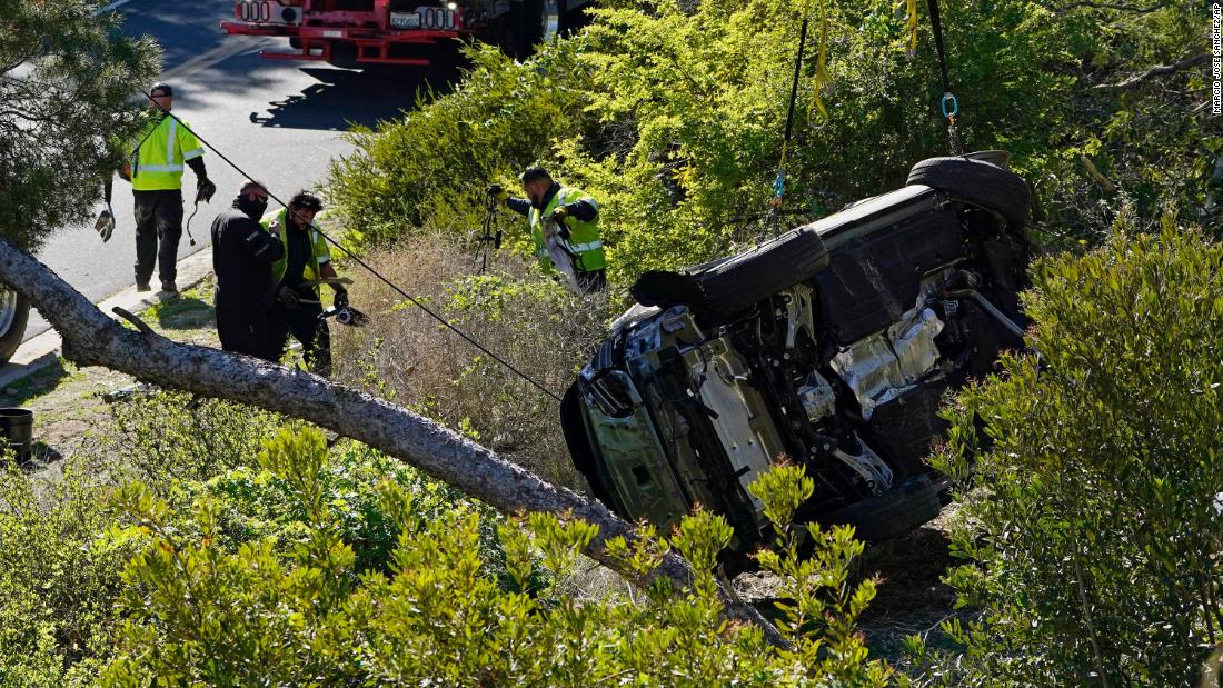 Tiger Woods had a rod inserted in his leg during an emergency surgery after a high-speed crash