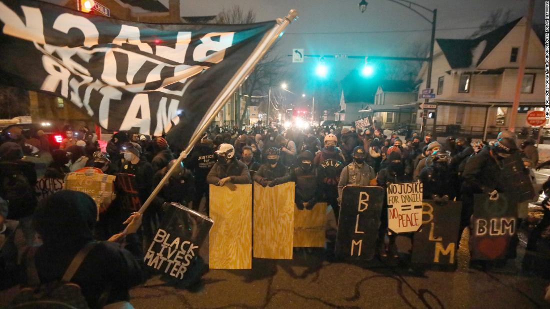 Protesters gather in Rochester streets after announcement that no officers will be charged in Daniel Prude's death