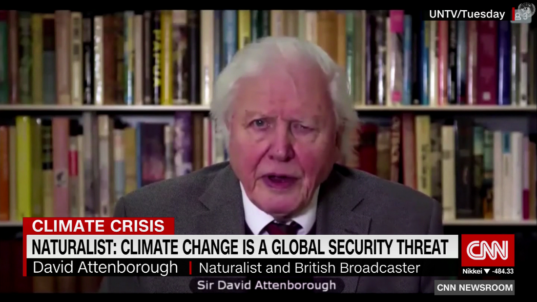 "Climate change is the biggest threat to security" CNN Video