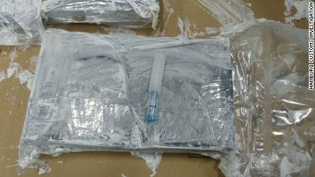 Police say the cocaine seizure is the largest ever confiscated in Europe.