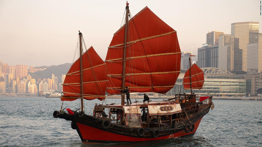 The last of Hong Kong's original wooden junk boats is still afloat