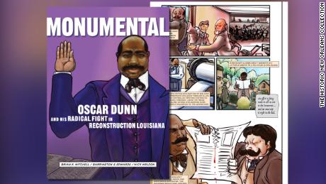 The shifting political tactics and infighting complicating Dunn&#39;s ambitions are richly detailed in Mitchell&#39;s graphic novel published by The Historic New Orleans Collection.