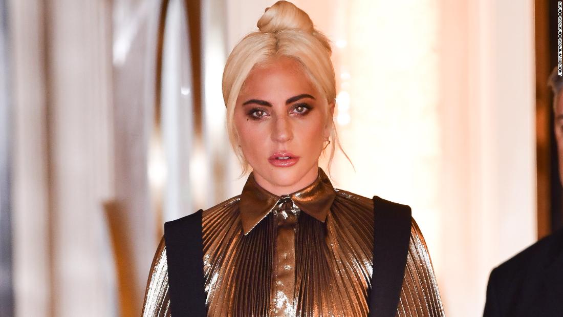 Lady Gaga shows off French bulldogs on custom Louis Vuitton