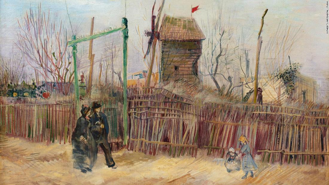 Vincent van Gogh’s ‘Montmartre street scene’ revealed to the public