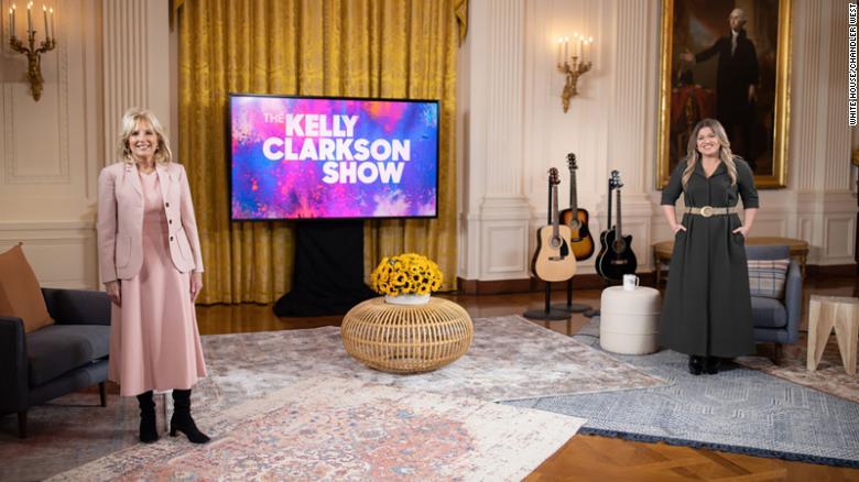 Jill Biden gives Kelly Clarkson advice on her divorce